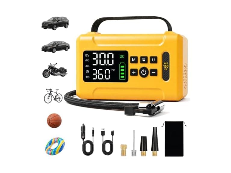 KANWITY Tire Inflator Air Compressor