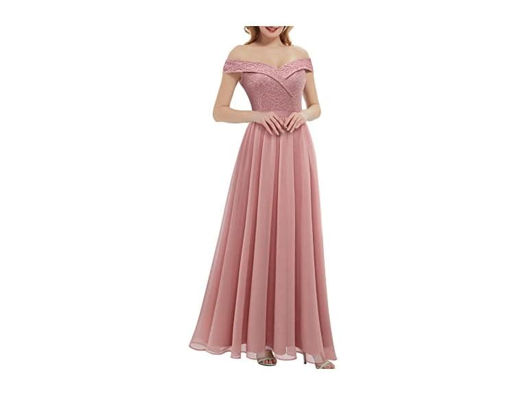 Daisyaner Women (XL) Off Shoulder V-Neck Party - Image 1