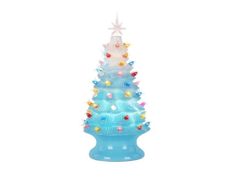 Lakumu 16.5" Table Top Christmas Tree -Choose Color - Image 1