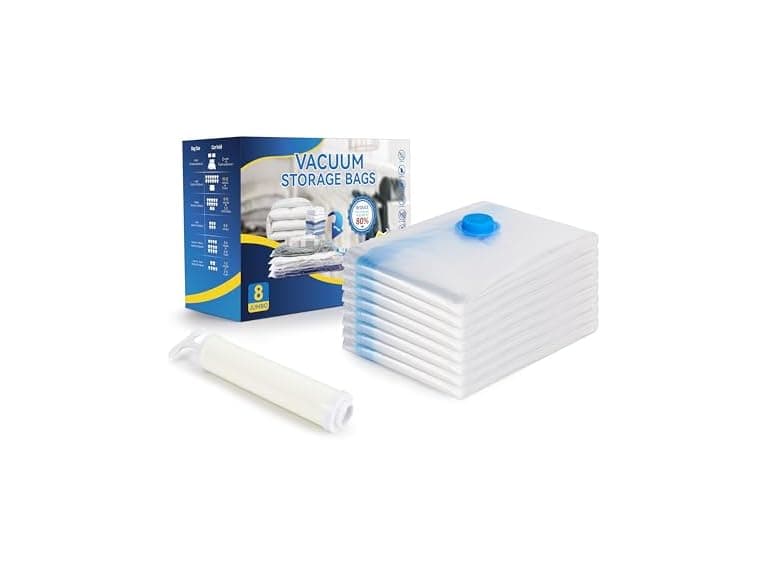 Simple Deluxe 8 Jumbo Vacuum Storage Bags - Image 1