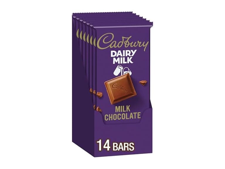 Cadbury Dairy Milk Choc Bars 3.5oz 14ct - Image 1