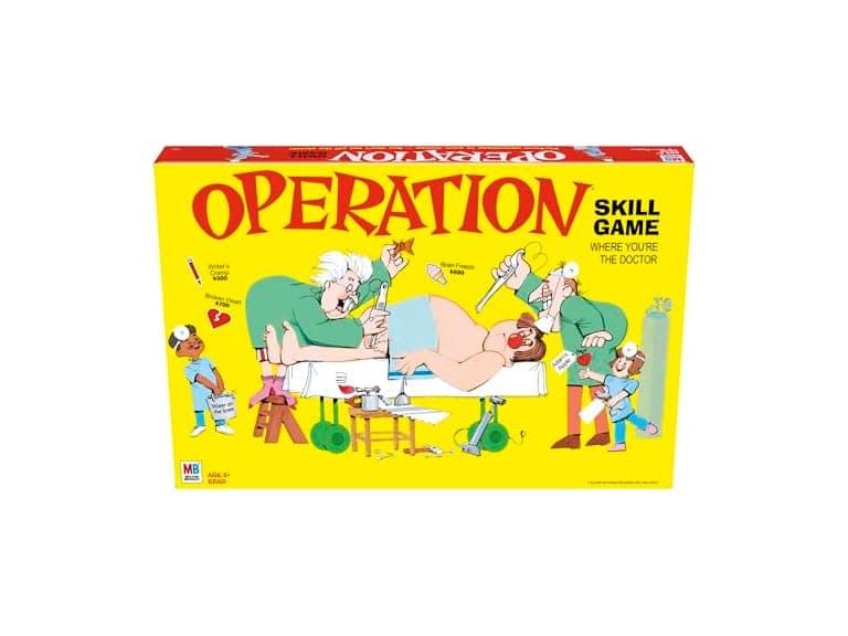 Hasbro Gaming Operation Electronic Board Game Pack of 4 - Image 1