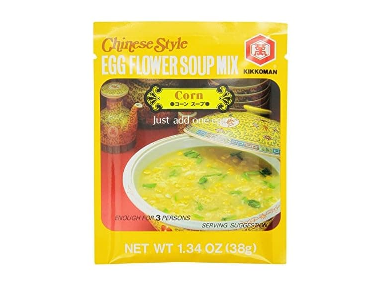 Kikkoman Egg Flower Corn Soup, 1.34oz - Image 1