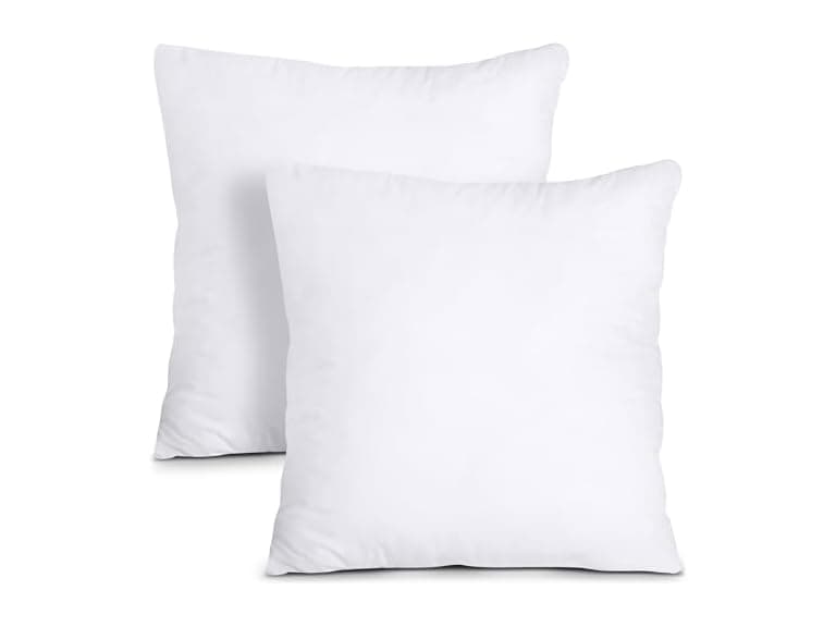 Throw Pillows Insert (Pack of 2) 18"x18" - Image 1