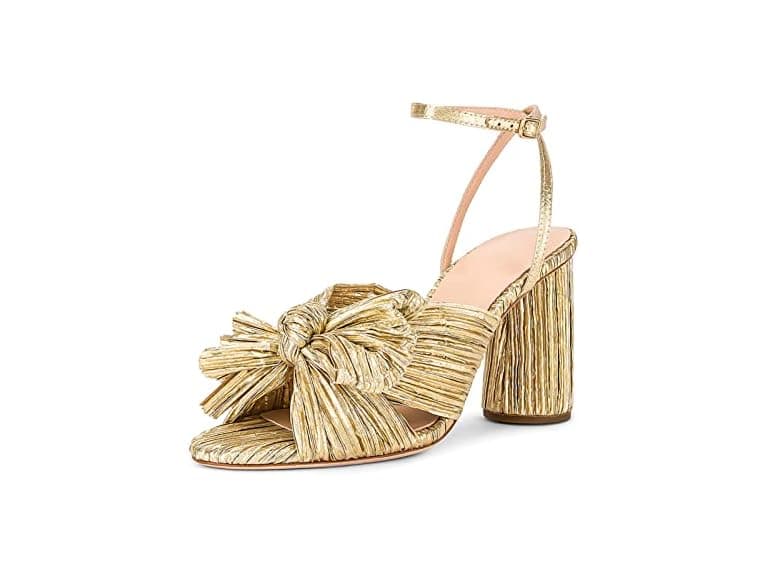 Women's Open Toe Bow Knot Heeled Sandals  (Open Box) - Image 1