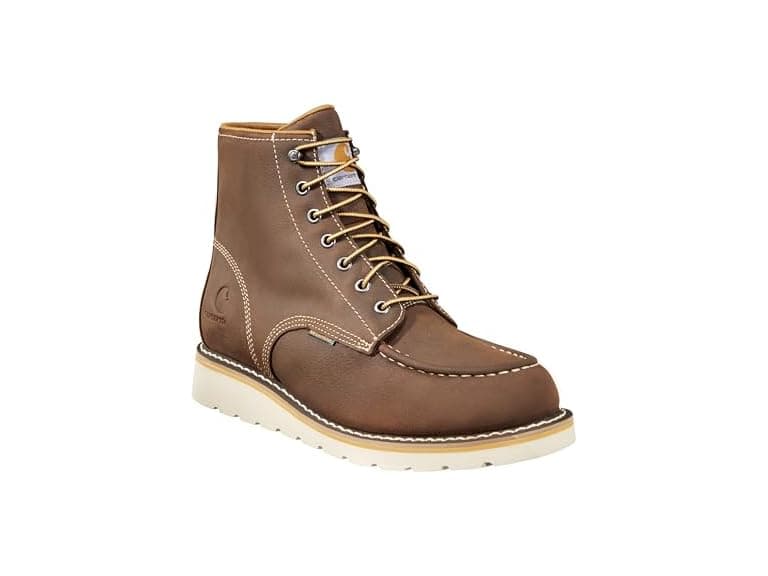 Carhartt Men's 6” Moc Toe Waterproof Work Boots - Image 1