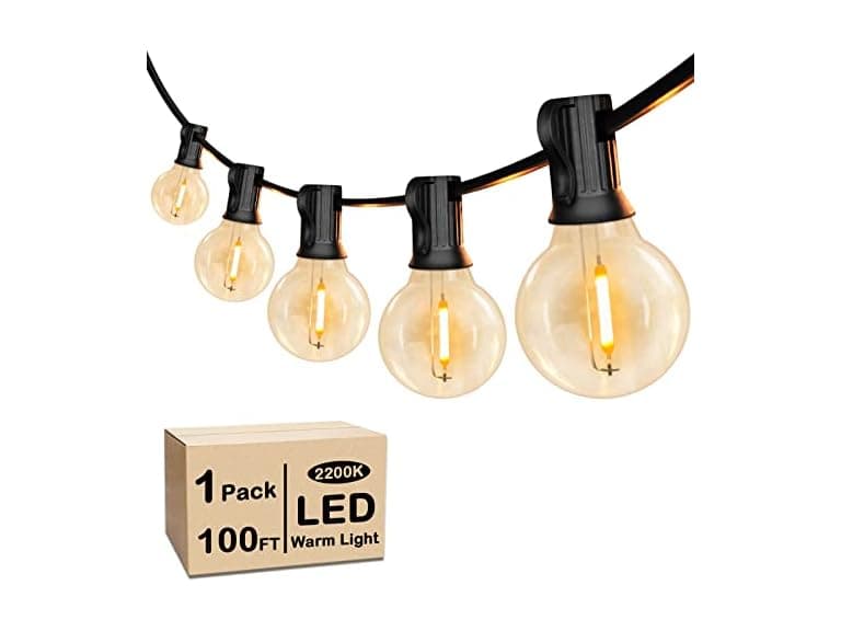VerRon 100FT LED G40 Globe String Lights - Image 1