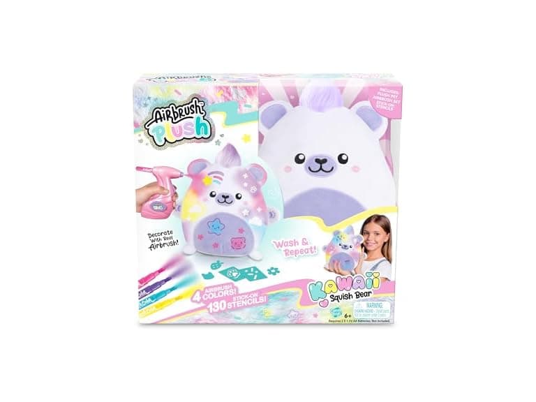 Canal Toys Airbrush Plush Kawaii Squish Bear - Image 1