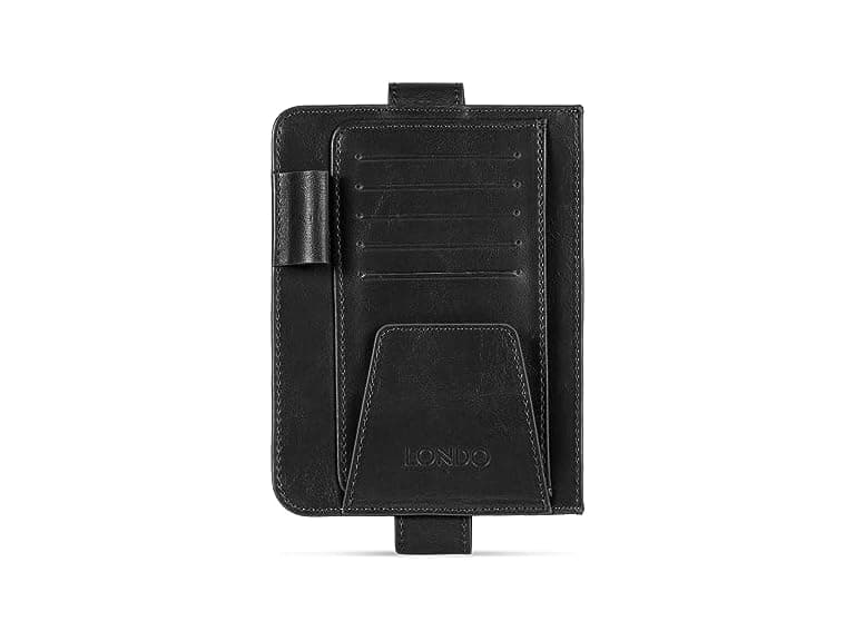 Leather Car Visor Organizer - Image 1
