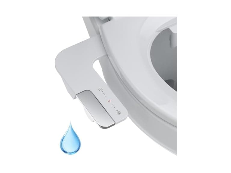 Bidet Attachment for Toilet Seat, Dual Nozzle Rear - Image 1
