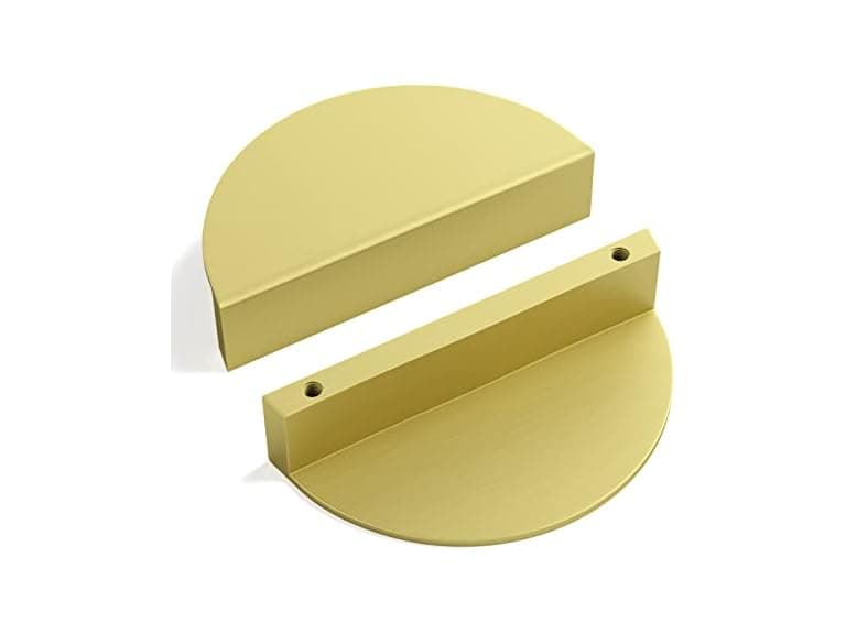 10 Pack Half Moon Gold Cabinet Pulls - Image 1