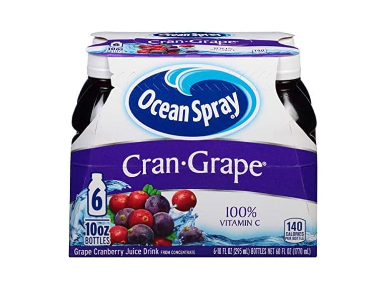 6PK Ocean Spray Cran-Grape Juice Drink, 10 Oz - Image 1