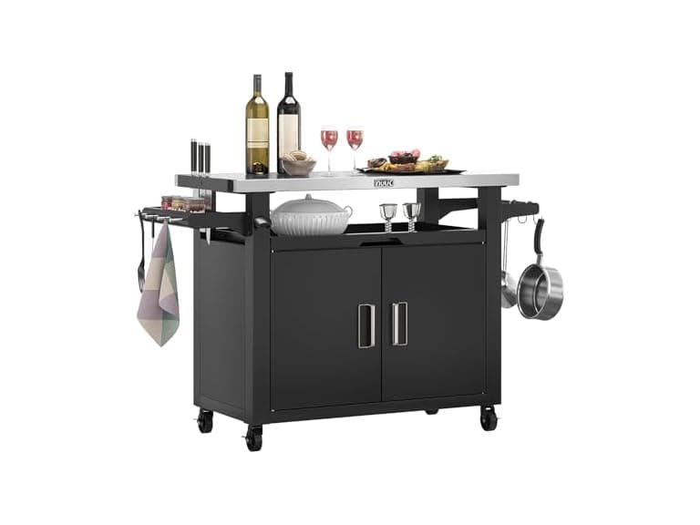 NUUK 42in Outdoor Kitchen Storage Island - Image 1