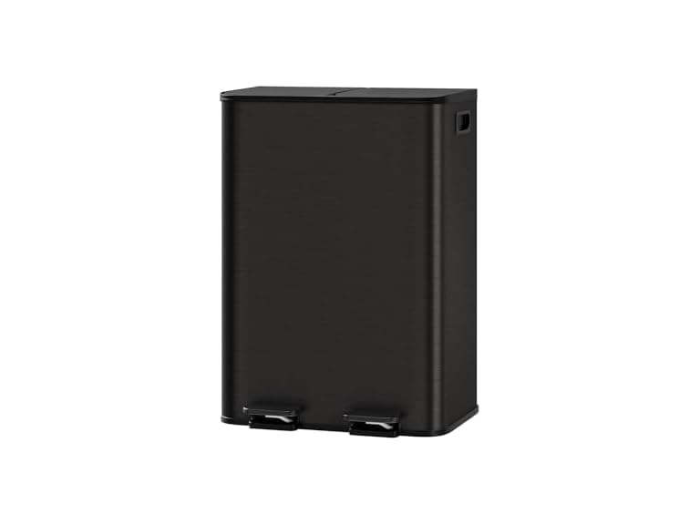 Dual Kitchen Trash Can, 2 x 8 Gal (2 x 30L)  - Image 1