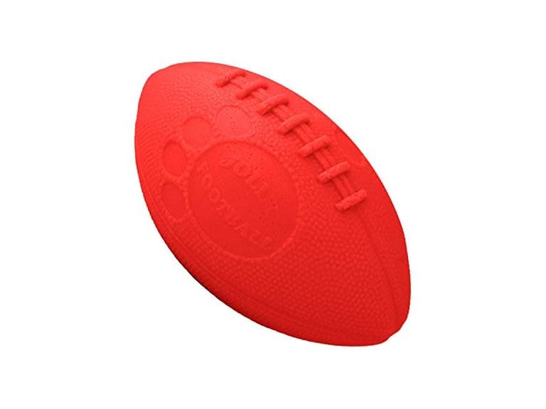 Jolly Pets Football Dog Toy, 8 Inches, Orange - Image 1