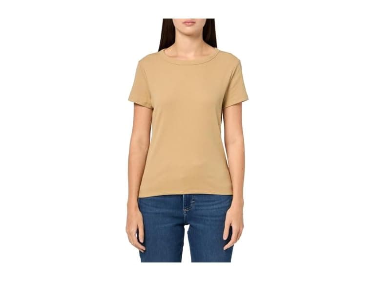 GAP Women Solid Rib Knit Top - Image 1