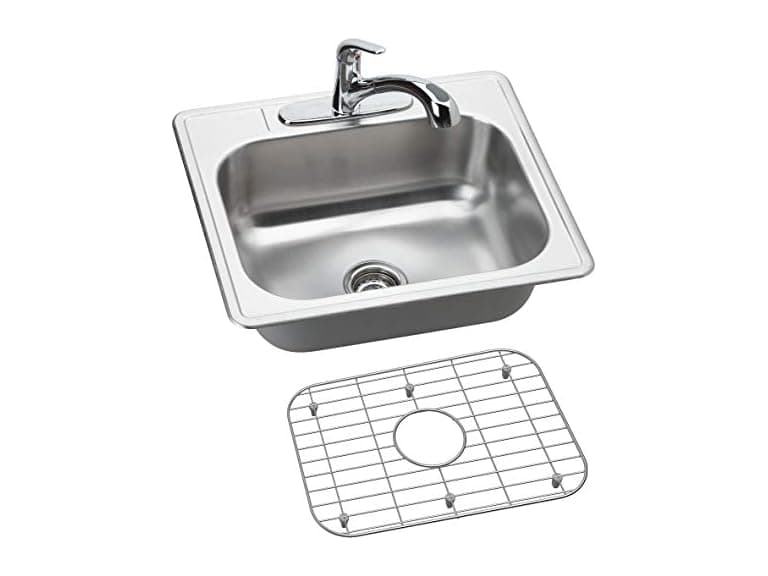 Dayton Stainless Steel Single Bowl Drop-in Sink and Faucet