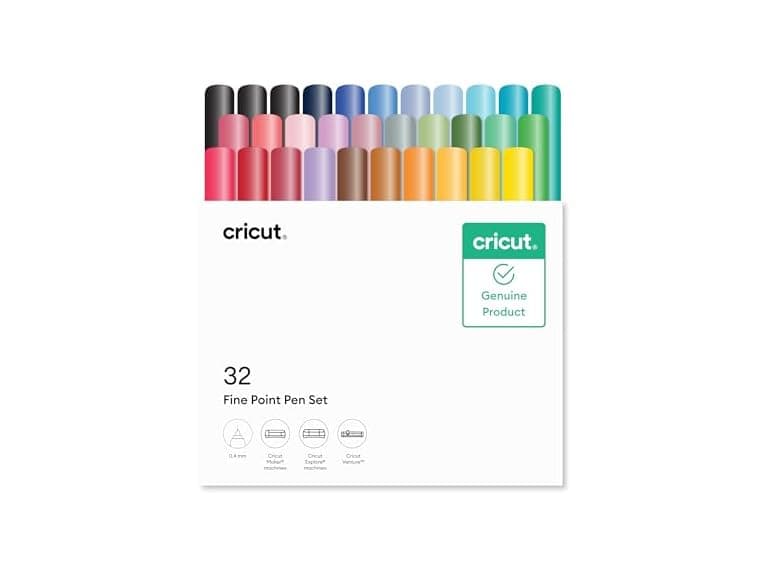 Cricut® Fine Point Pen 0.4 mm, Ultimate Sampler (32 ct) - Image 1