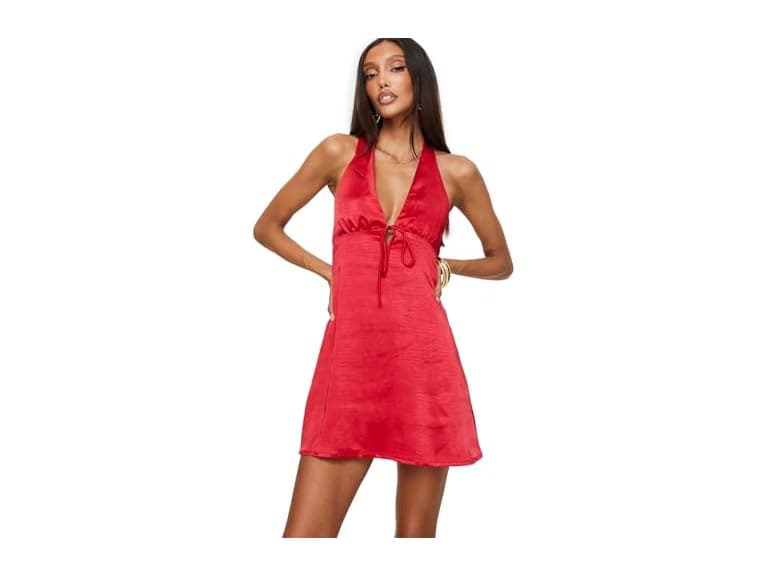 Princess Polly Lanier Mini Dress Red - Image 1