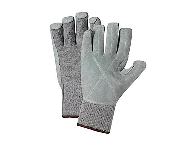 West Chester Select Split Cowhide Palm Gloves, 12 Pairs