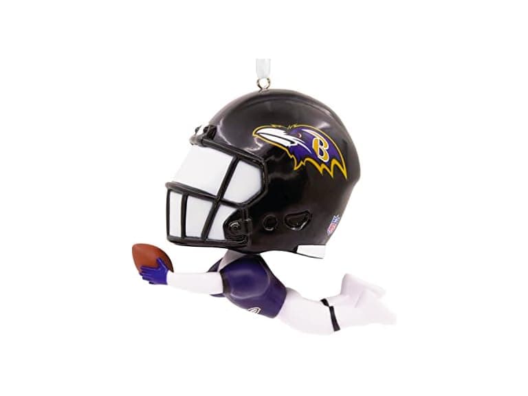 BALTIMORE RAVENS Bouncing Buddy Ornament - Image 1
