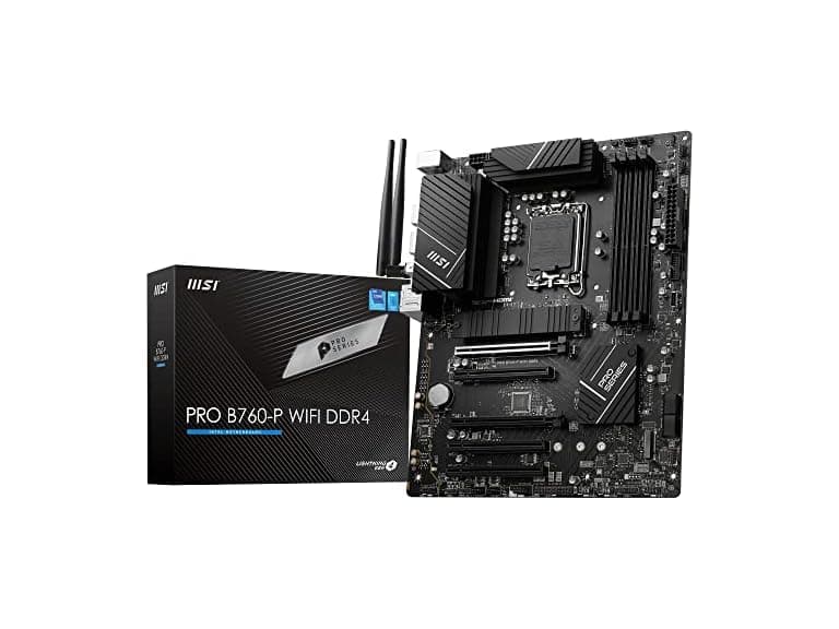 MSI PRO B760-P WiFi DDR4 ATX Motherboard - Image 1