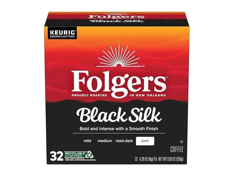 Folgers Black Silk K-Cups, 32ct - Image 1