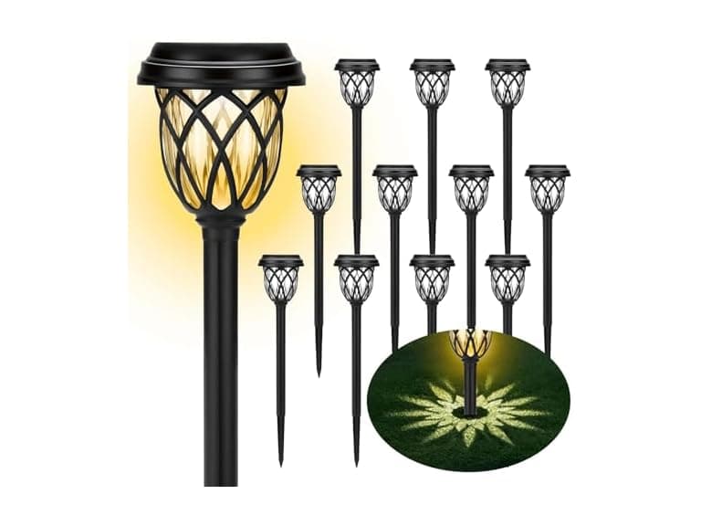 ruhotili Solar Lights Outdoor, 12 Pack - Image 1