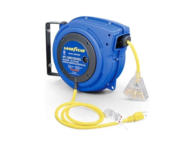 Goodyear Extension Cord Reel 12AWG x 40' - Image 1