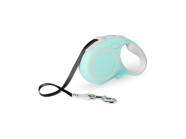 Amazon Basics Retractable Dog Leash, Reflective - Image 1