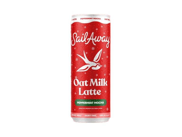 (12pk) Oat Milk Lattes 12oz - Peppermint Mocha - Image 1