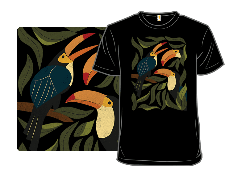 Toucans in the forest