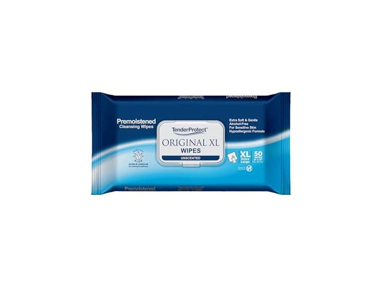 TenderProtect Original XL Premium Adult Wipes 50pk - Image 1