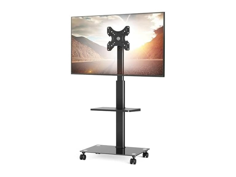 FITUEYES Rolling TV Stand - Image 1