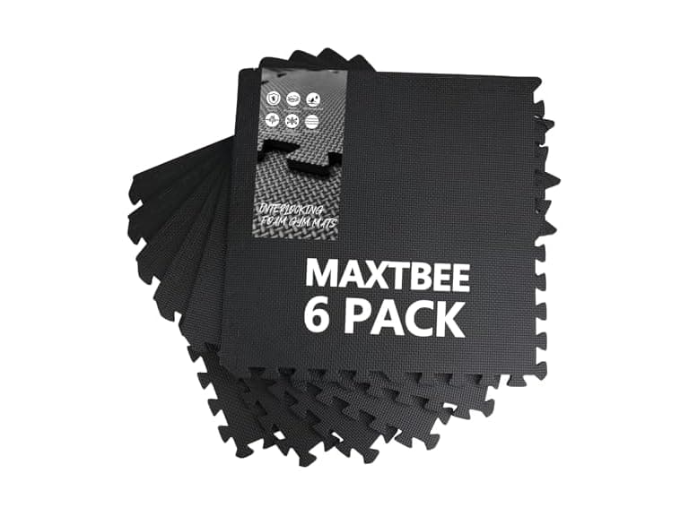 MAXTBEE 1/2 inch Foam Floor Mats, 24x24 - Image 1