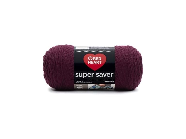 Red Heart Super Saver Yarn - Claret - Image 1