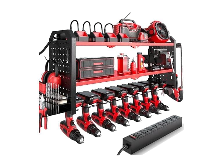 Power Tool Organizer with Charging Station - Image 1