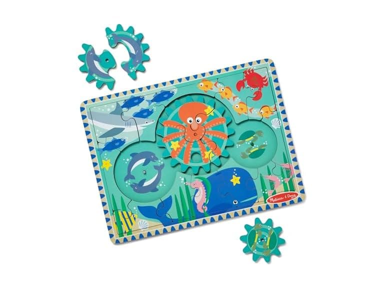 Melissa & Doug Wooden Underwater Jigsaw - Image 1
