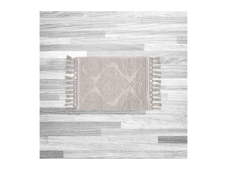 Jean Pierre - Ricardo Bath Mat, Woven Fringe - Image 1