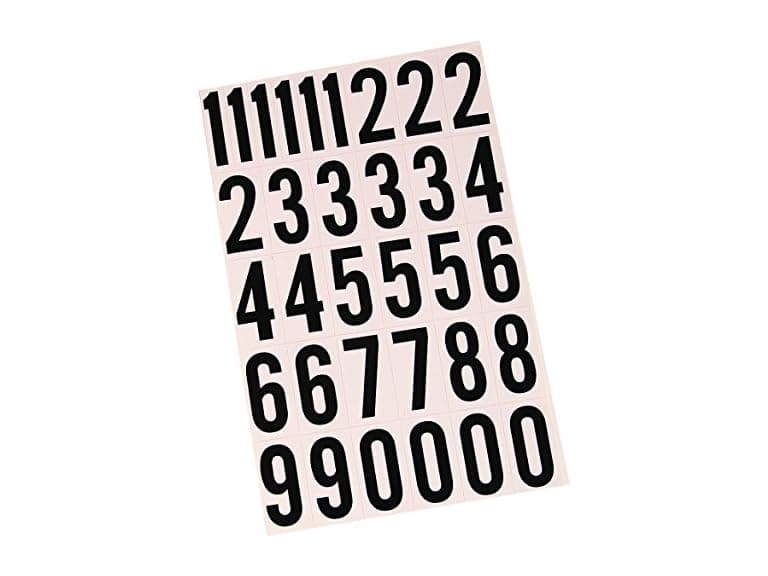 Hy-Ko Products Hy-Ko Products MM-7N Self Adhesive Vinyl Numb - Image 1