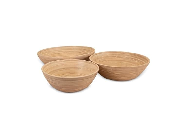 LEXA Bamboo 3-Piece Bowl Set - Image 1