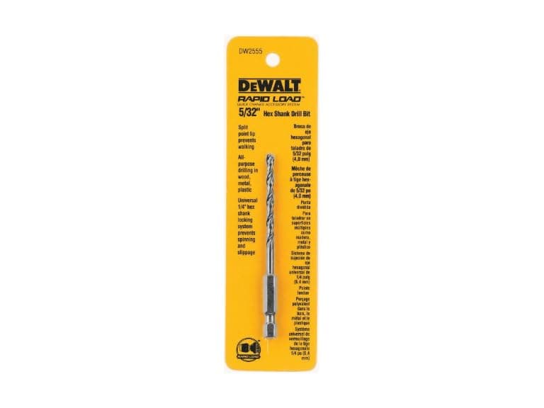 DEWALT DW2555 Hex Shank Drill Bit 5/32 - Image 1