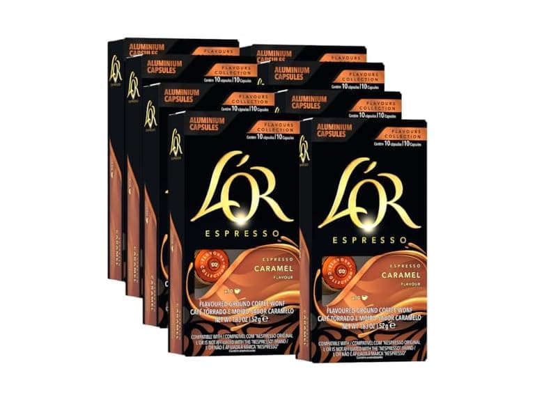 (100ct) L'Or Nespresso Capsules - Caramel - Image 1