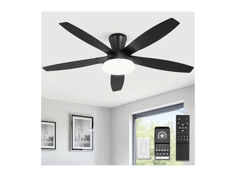 ZMISHIBO 52 Inch Ceiling Fans with Lights - Image 1
