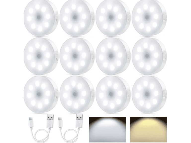 Hakol 6 Pack Rechargeable Motion Sensor Lights - Image 1