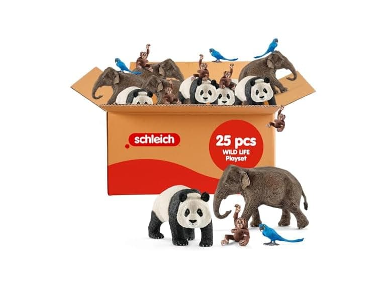 Schleich Wild Life - 25 PC Wild Animal Playset  - Image 1