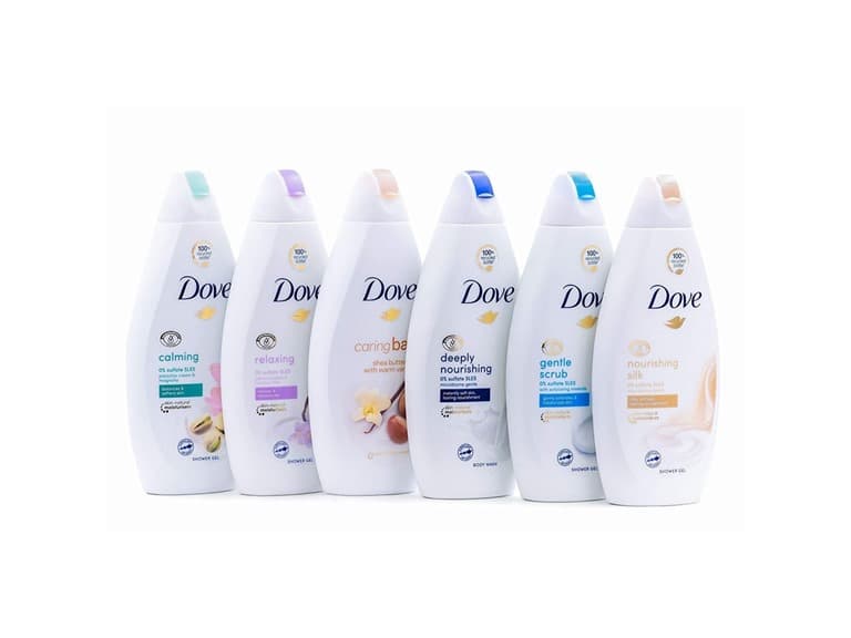 6-Pack Dove Body Wash Shower Gel - Image 1
