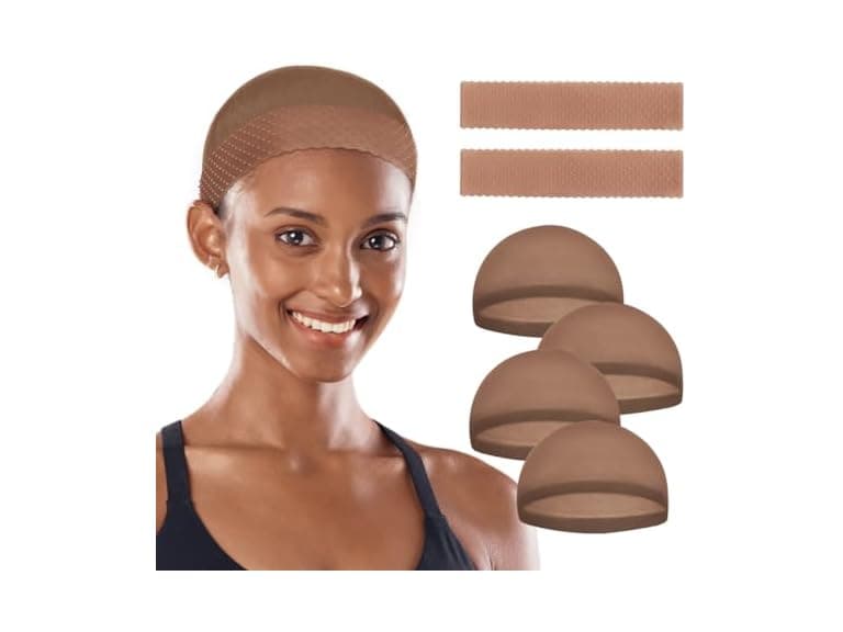 Yuest Silicone Wig Grip Band Brown 2pk - Image 1