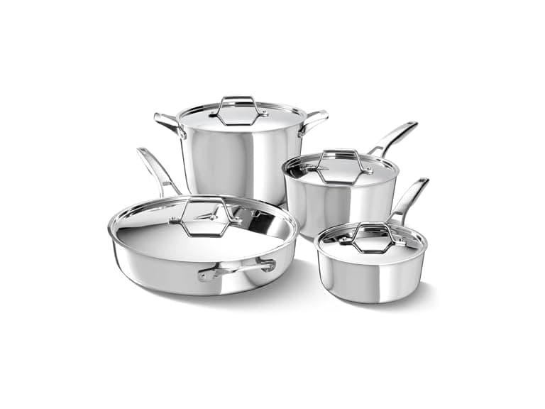 Calphalon Premier Polished 5-Ply Stainless Steel Cookware Set - Image 1