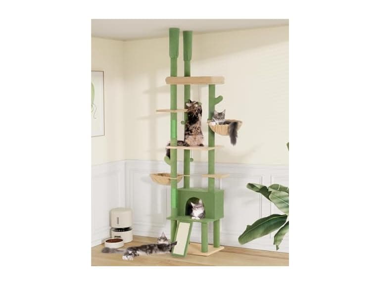 Aechonow Floor to Ceiling Cat Tower - Image 1